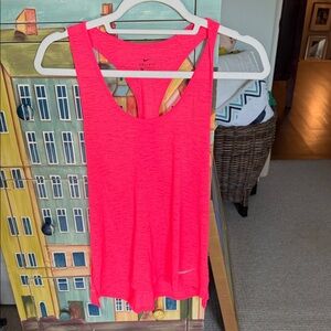 Nike Hot Pink Dri-FIT Racerback Tank Top
